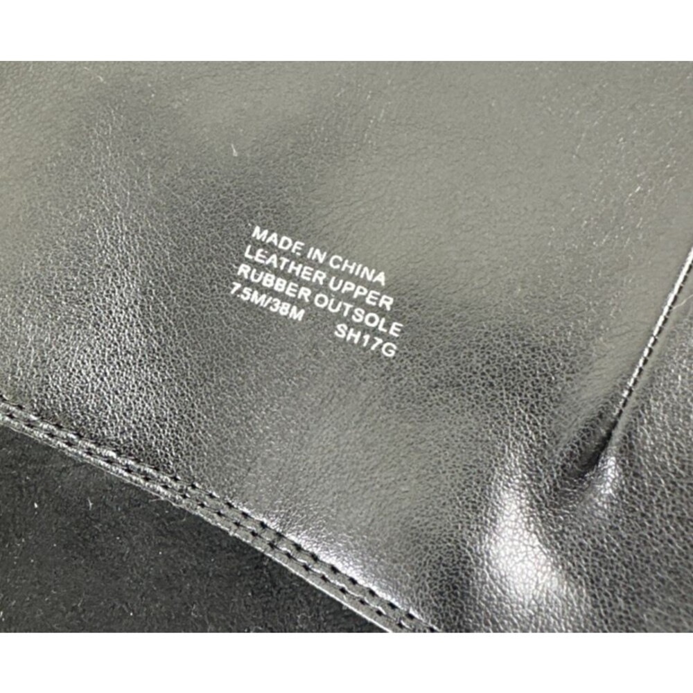 Michael Michael Kors Maisie Knee High Boot Black Leather Pebbled Gold Button 7.5 - Picture 11 of 15